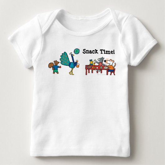 Snack Time Maisy and Friends Preschool Baby Shirt (Voorkant)