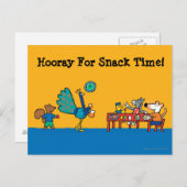 Snack Time Maisy and Friends Preschool Briefkaart (Voorkant / Achterkant)