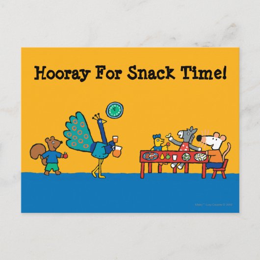 Snack Time Maisy and Friends Preschool Briefkaart (Voorkant)
