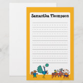 Snack Time Maisy and Friends Preschool Briefpapier (Voorkant / Achterkant)