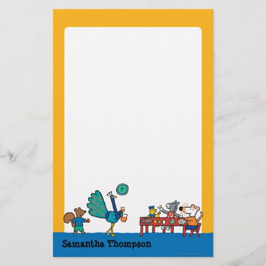 Snack Time Maisy and Friends Preschool Briefpapier (Voorkant)
