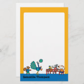 Snack Time Maisy and Friends Preschool Briefpapier (Voorkant / Achterkant)