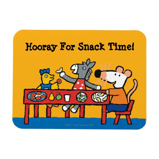 Snack Time Maisy and Friends Preschool Magneet (Horizontaal)