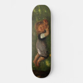 Snack Time (Sweet Young Girl Lying on the Grass) Persoonlijk Skateboard (Voorkant)
