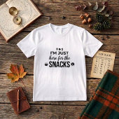 Snack Verslaafde Quote T-shirt