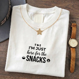 Snack Verslaafde Quote T-shirt