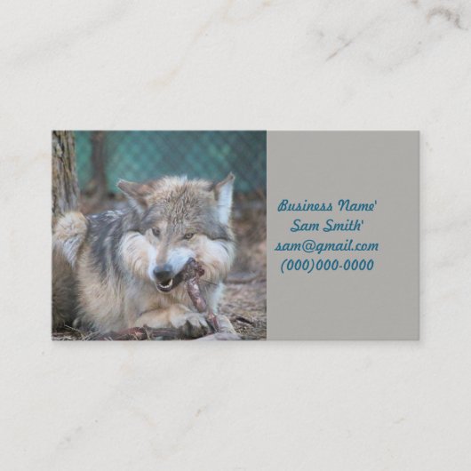 Snack Visitekaartje (Voorkant)