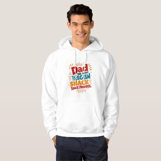 Snackaanbieder Dad Hoodie - Grappige Vaderdag (Voorkant volledig)