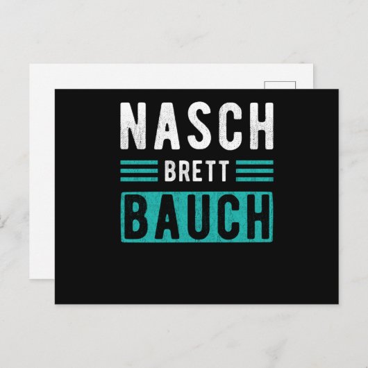 Snackboard Belly Briefkaart (Voorkant / Achterkant)