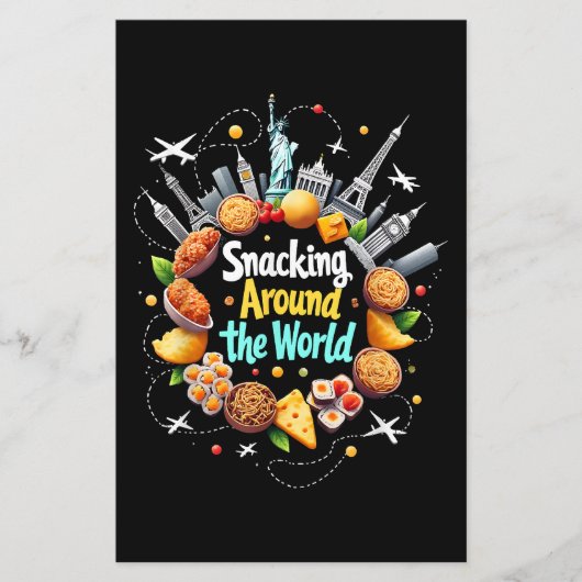 Snacken over de hele wereld Fast Food Travel Reize (Voorkant)