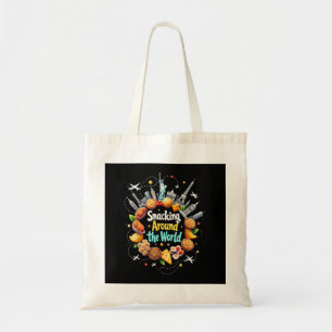 Snacken over de hele wereld Fast Food Travel Reize Tote Bag