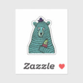 Snacking Beer Sticker (Vel)