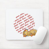 Snacking Potatoes - Vader & Zoon Foto Lijst Muismat (Met muis)