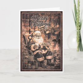 Snacking Santa Kaart