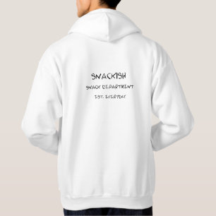 Snackish Hoodie voor Snackliefhebbers – Grappige F