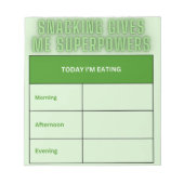 Snacknotitieblok (maaltijdvoorbereiding) notitieblok (Voorkant)