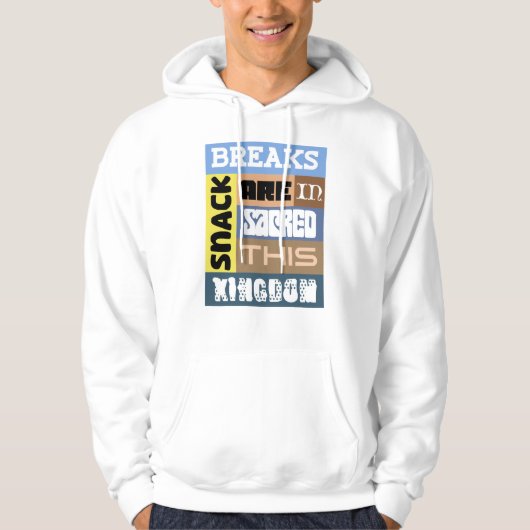 Snackpauzes Vaderdag  Hoodie (Voorkant)