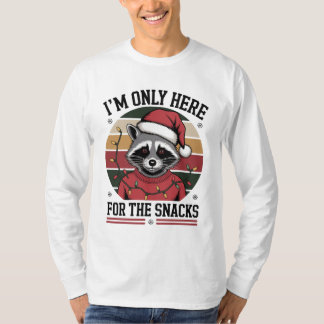 "Snacks Christmas 2025 Funny Foodie T-Shirt Gift"