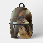 Snacks! Ik hou van snacks! Bedrukte Rugzak (Voorkant)