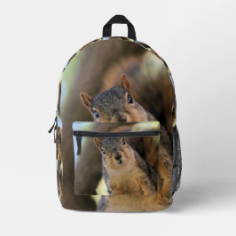 Snacks! Ik hou van snacks! Bedrukte Rugzak