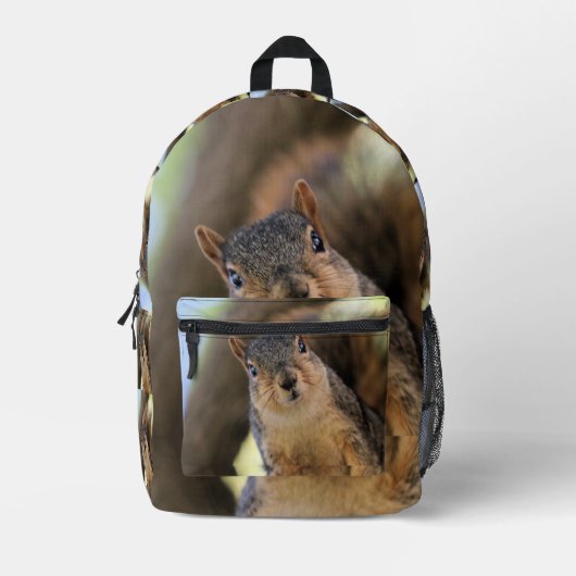 Snacks! Ik hou van snacks! Bedrukte Rugzak (Voorkant)