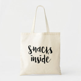 Snacks Inside - Humoristische snackliefhebbers Tote Bag