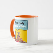 Snacks klaar, drama stabiel mok (Voorkant links)