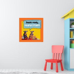 Snacks klaar, drama stabiel poster