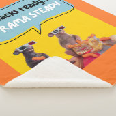 Snacks klaar, drama stabiel sherpa deken (3/4)