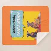 Snacks klaar, drama stabiel sherpa deken (Voorkant (horizontaal))