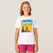 Snacks klaar, drama stabiel t-shirt (Voorkant volledig)