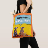 Snacks klaar, drama stabiel tote bag (Dichtbij)