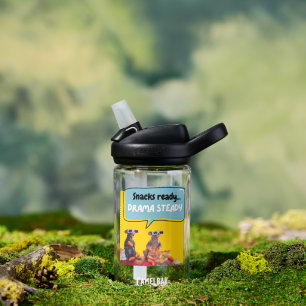 Snacks klaar, drama stabiel waterfles