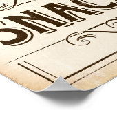  SNACKS Sign Print (Hoek)