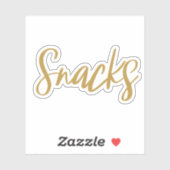 Snacks Storage Sticker (Vel)