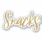 Snacks Storage Sticker (Voorkant)