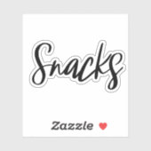 Snacks Storage Sticker (Vel)