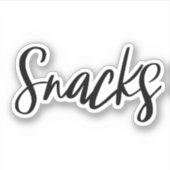 Snacks Storage Sticker (Voorkant)