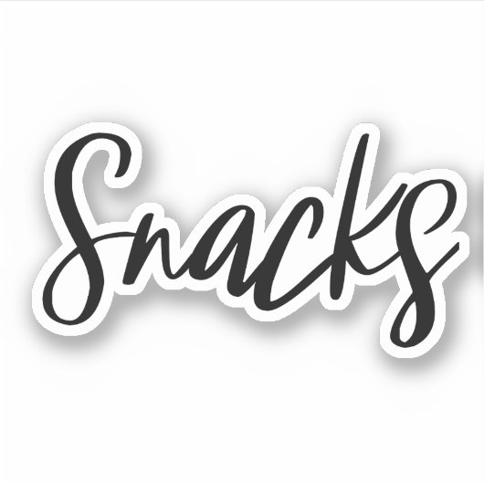 Snacks Storage Sticker (Voorkant)