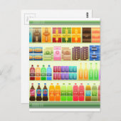 snacks voor supermarkten briefkaart (Voorkant / Achterkant)