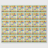 snacks voor supermarkten cadeaupapier (Vlak)