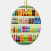 snacks voor supermarkten keramisch ornament (Rechts)