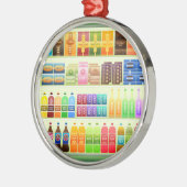 snacks voor supermarkten metalen ornament (Links)