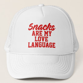 Snacks zijn mijn liefdestaal trucker pet