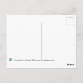 Snacktime Medusa Humor Fantasy Art Briefkaart afdr (Achterkant)