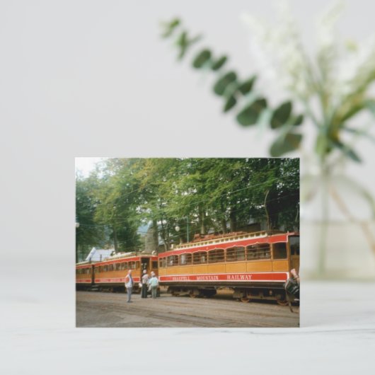 Snaefell Mountain Railway, Isle of Man Briefkaart (Staand voorkant)