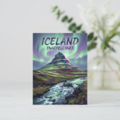 Snaefellsnes IJsland Briefkaart (Staand voorkant)