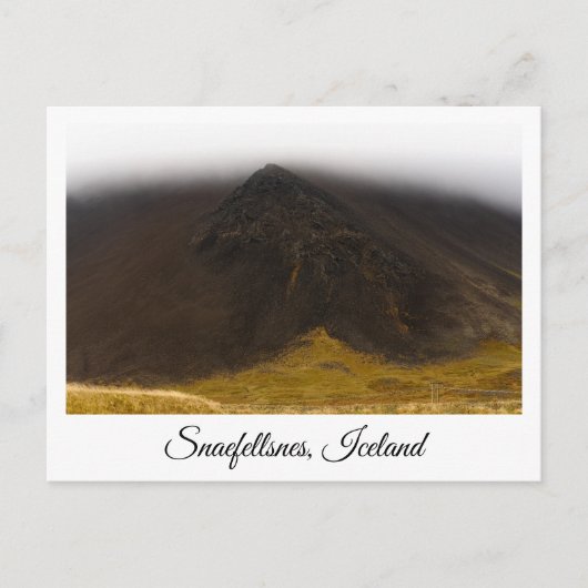 Snaefellsnes, IJslands souvenir briefkaart (Voorkant)