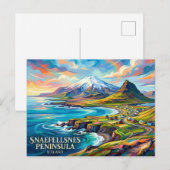 Snaefellsnes Schiereiland IJsland Briefkaart (Voorkant / Achterkant)