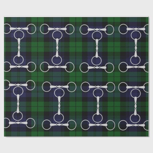 Snaffelbit en gipsplaat cadeaupapier (Vlak)